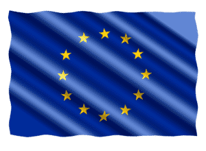 EU flag representing the Low Voltage Directive