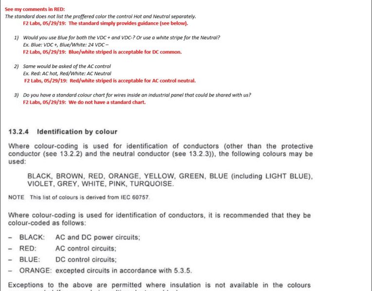 Wiring Guidance from Senior Safety Engineers text