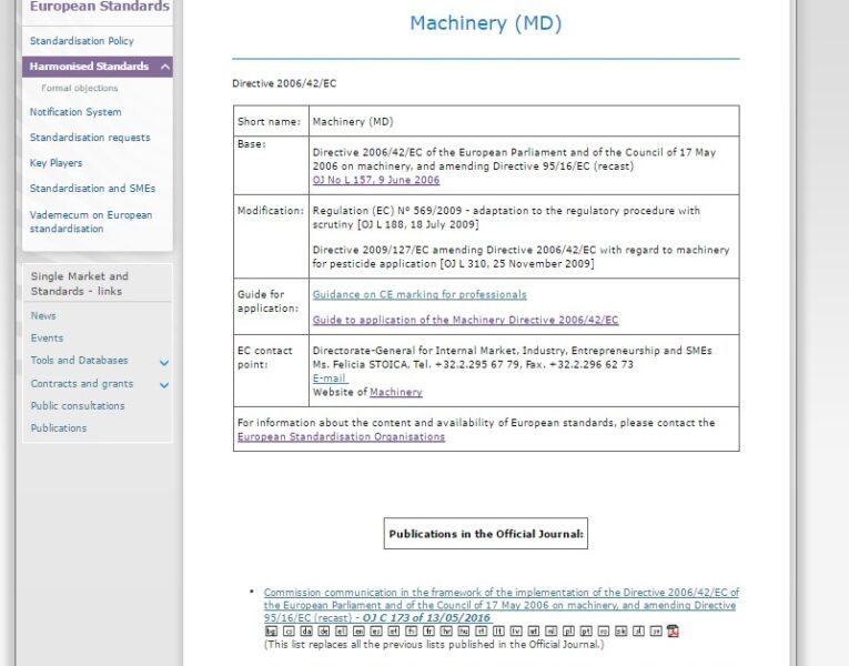 Machinery text