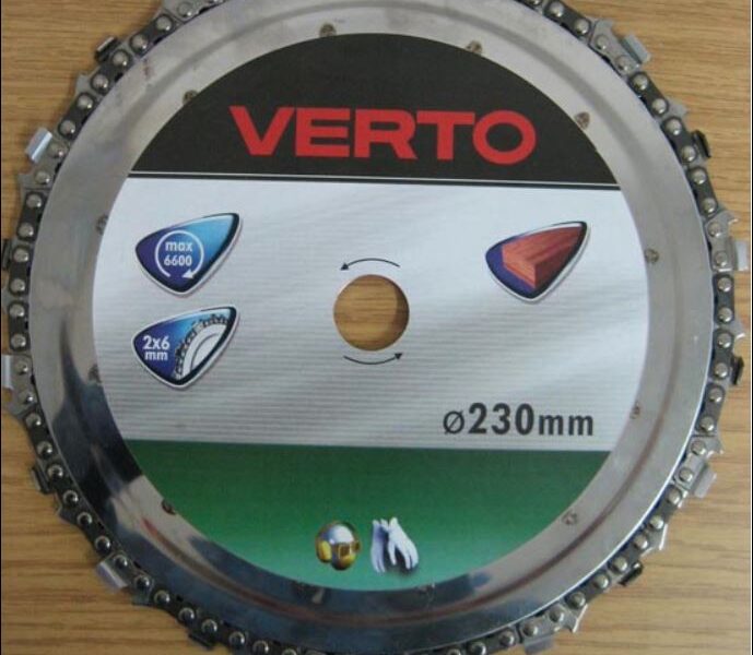 Saw blade in packaging
