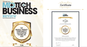 F2 Labs Named Top Medical Product Compliance & Certification Testing Lab 2026